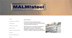 Desktop Screenshot of malmi-steel.fi